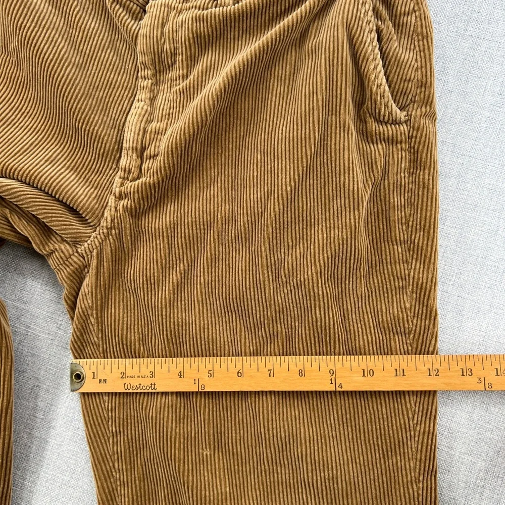 VTG Polo Ralph Lauren Corduroy Pants Men 34x30 Brown Wide Wale Cords Ivy Prep